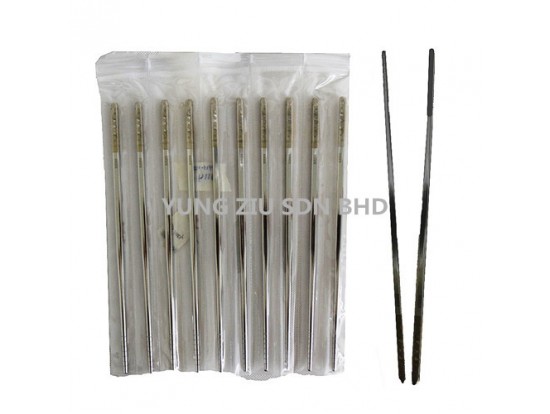 (5PAIR/PACK)STAINLESS STEEL 4 FACE PRINTING CHOPSTICKS(304)